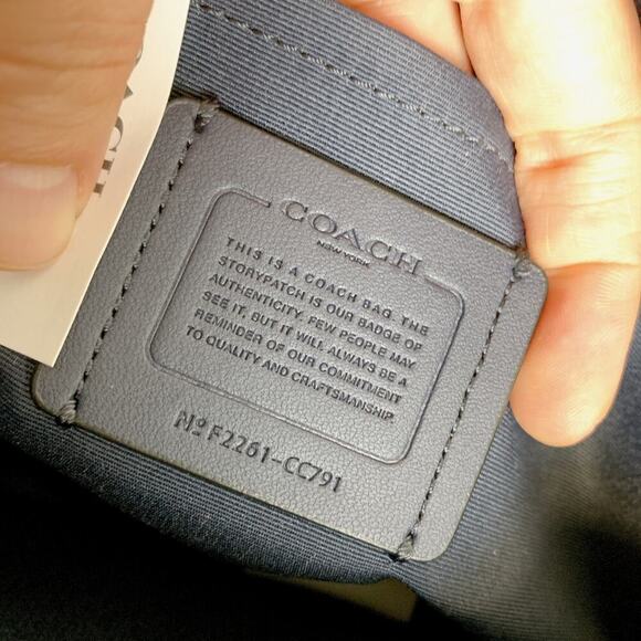 Coach CC791 Jamie Camera Bag With Happy Dog In Silver/Black Multi - Picture 5 of 6